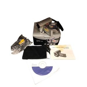 Global SY-136ZB Digital Video Camera 3.1MP 4x Digital Zoom SanDisk 256mb SD Card